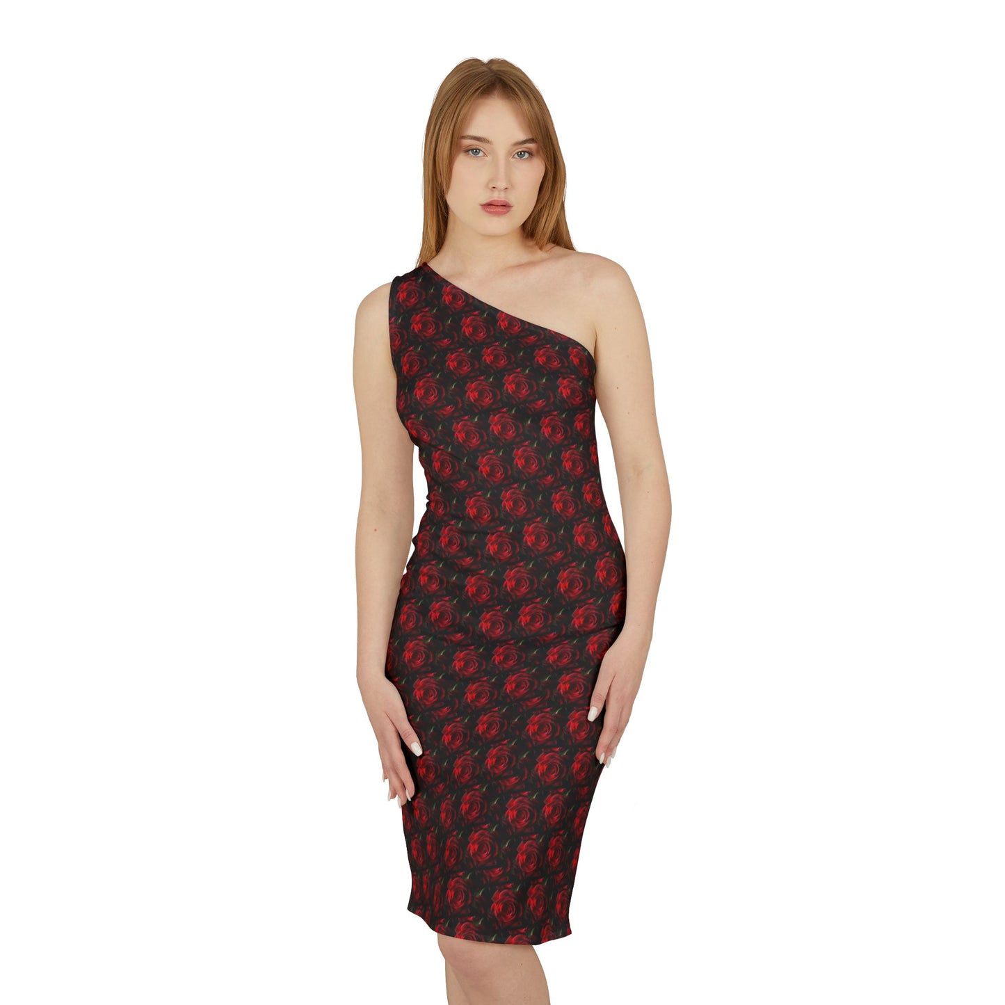 Cover me in Roses Shoulder Dress