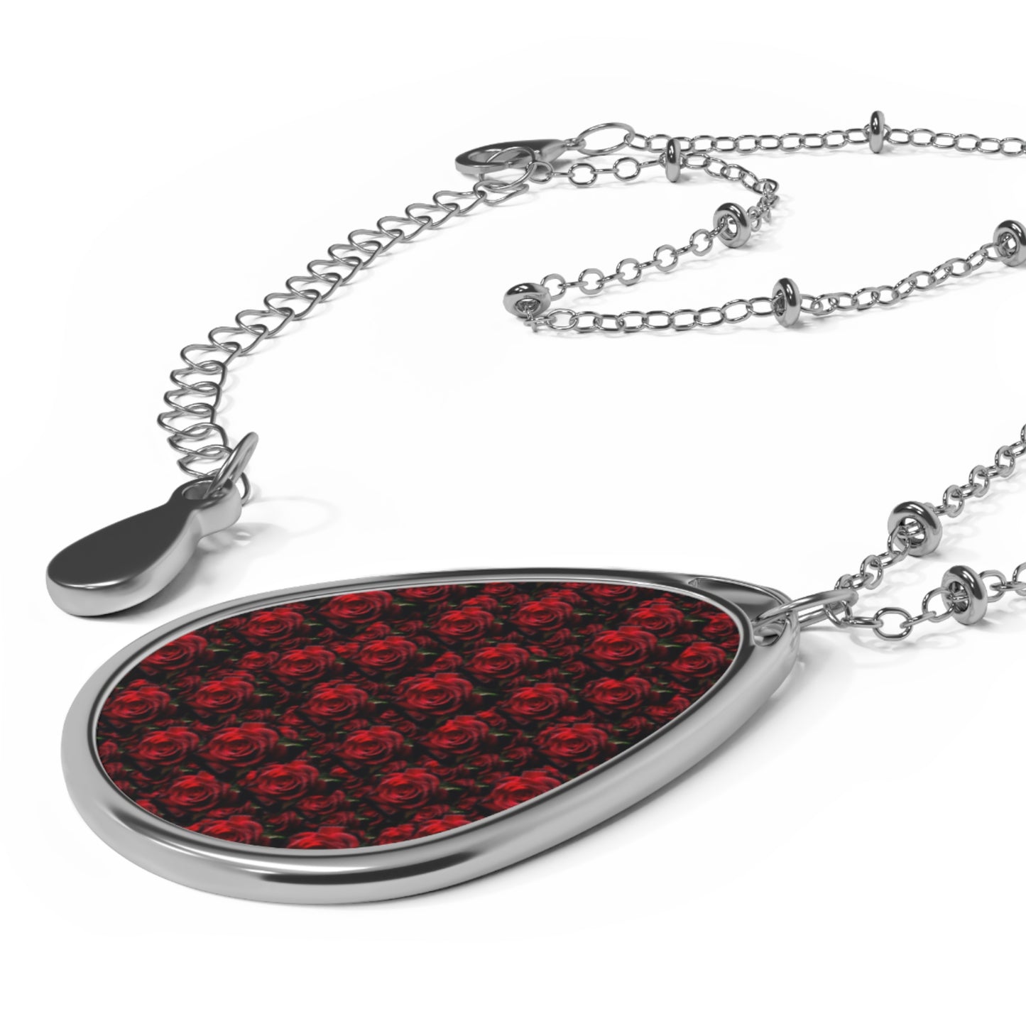 Cover me in Roses Oval Necklace
