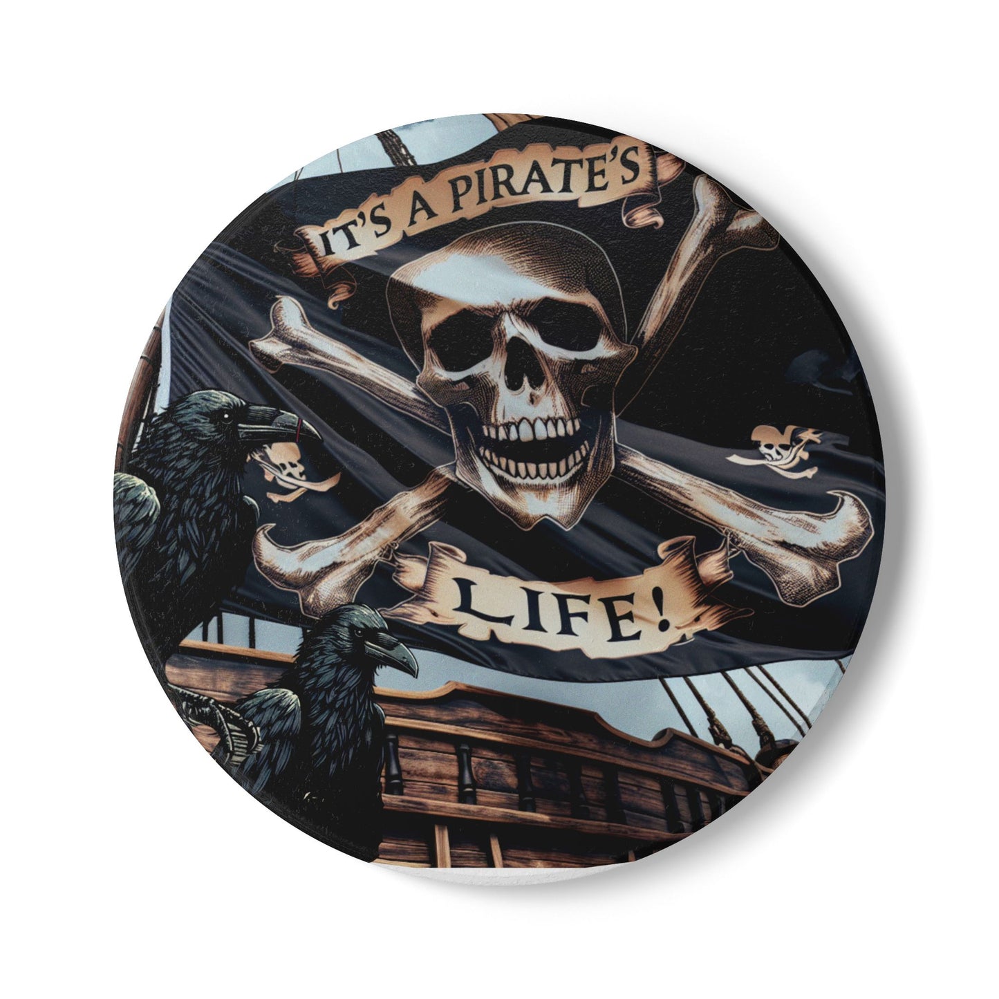 It's a Pirate's Life Ceramic Coaster