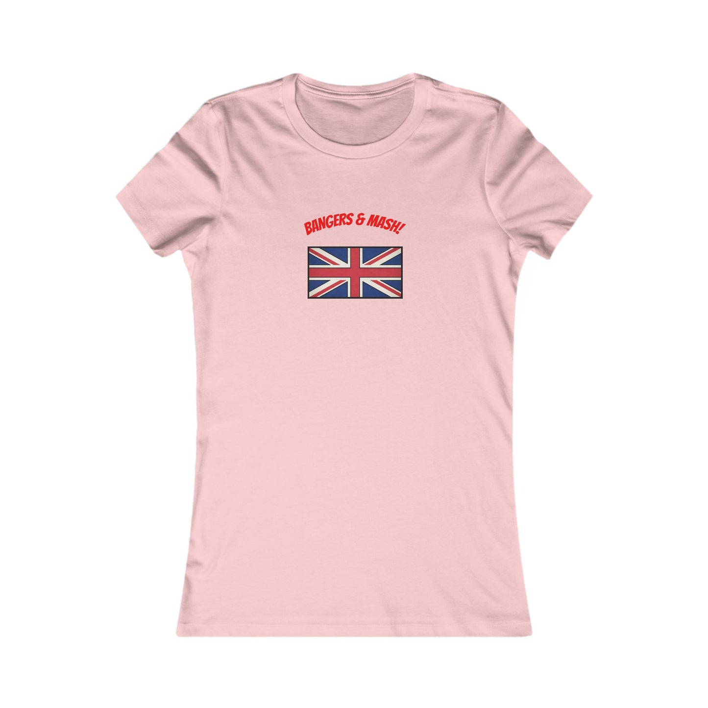Women’s Tee – "Bangers & Mash" Union Jack Graphic