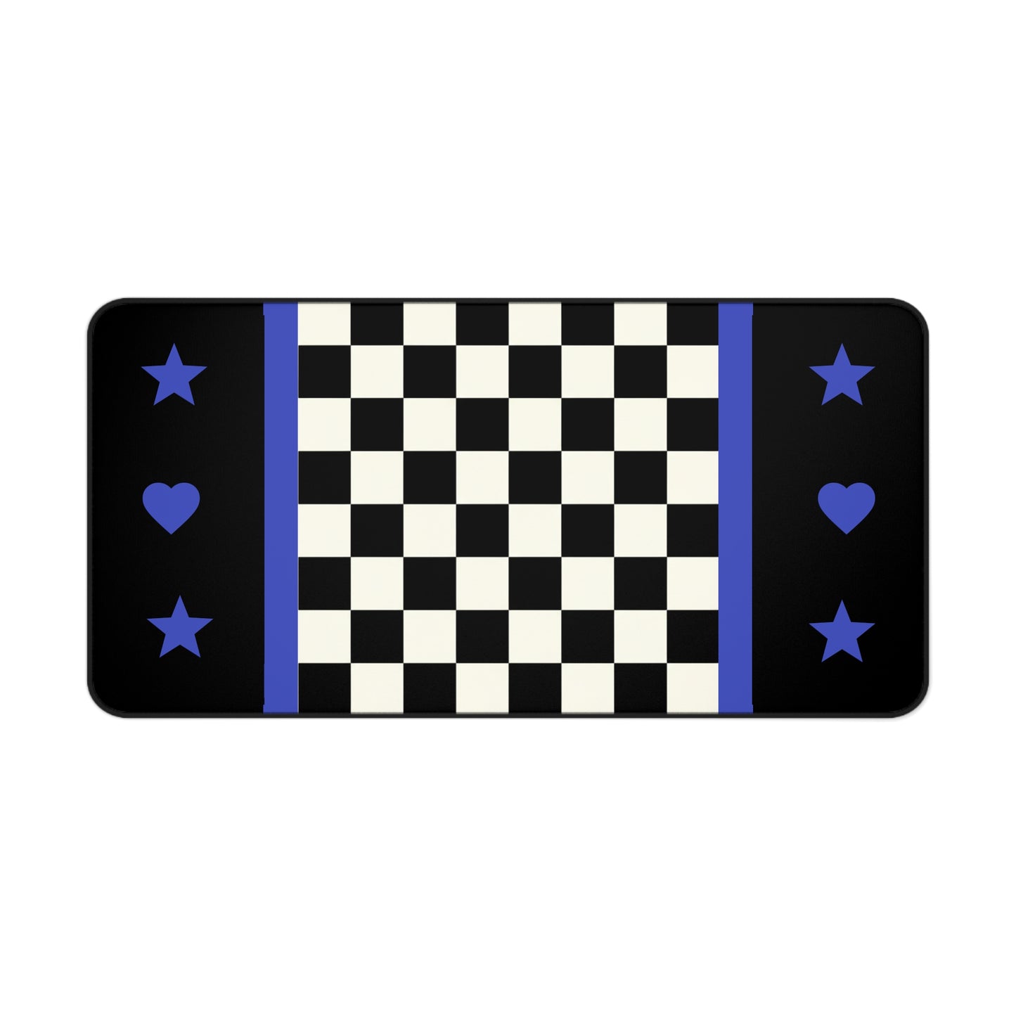 Chessboard/Deskmat/Mouse Pad Blue Trim 3 size options