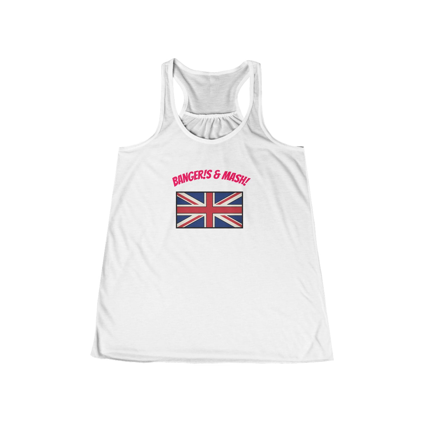 British Flag "Bangers & Mash" Racerback Tank Top