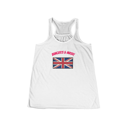 British Flag "Bangers & Mash" Racerback Tank Top