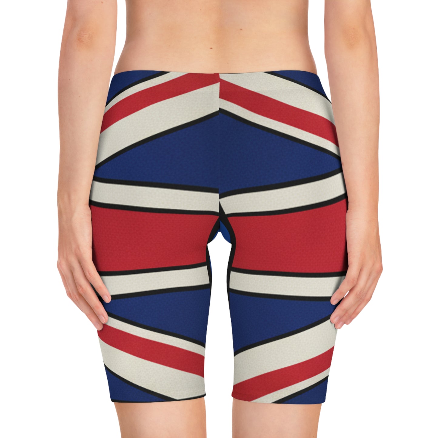 Union Jack Women's Bike Shorts – UK Flag Printed AOP Cycling Shorts