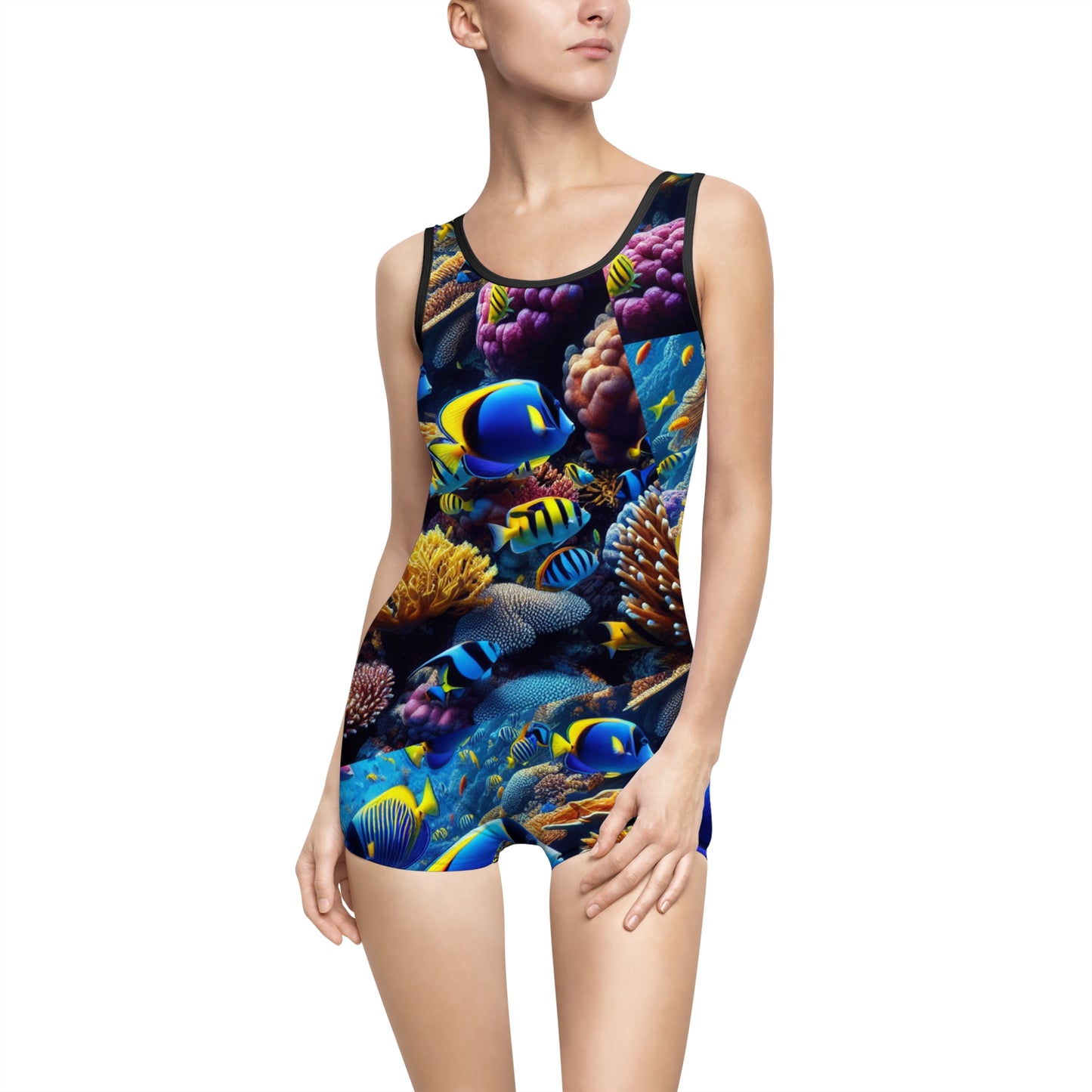 Sea life Under Water World Women's Vintage Swimsuit