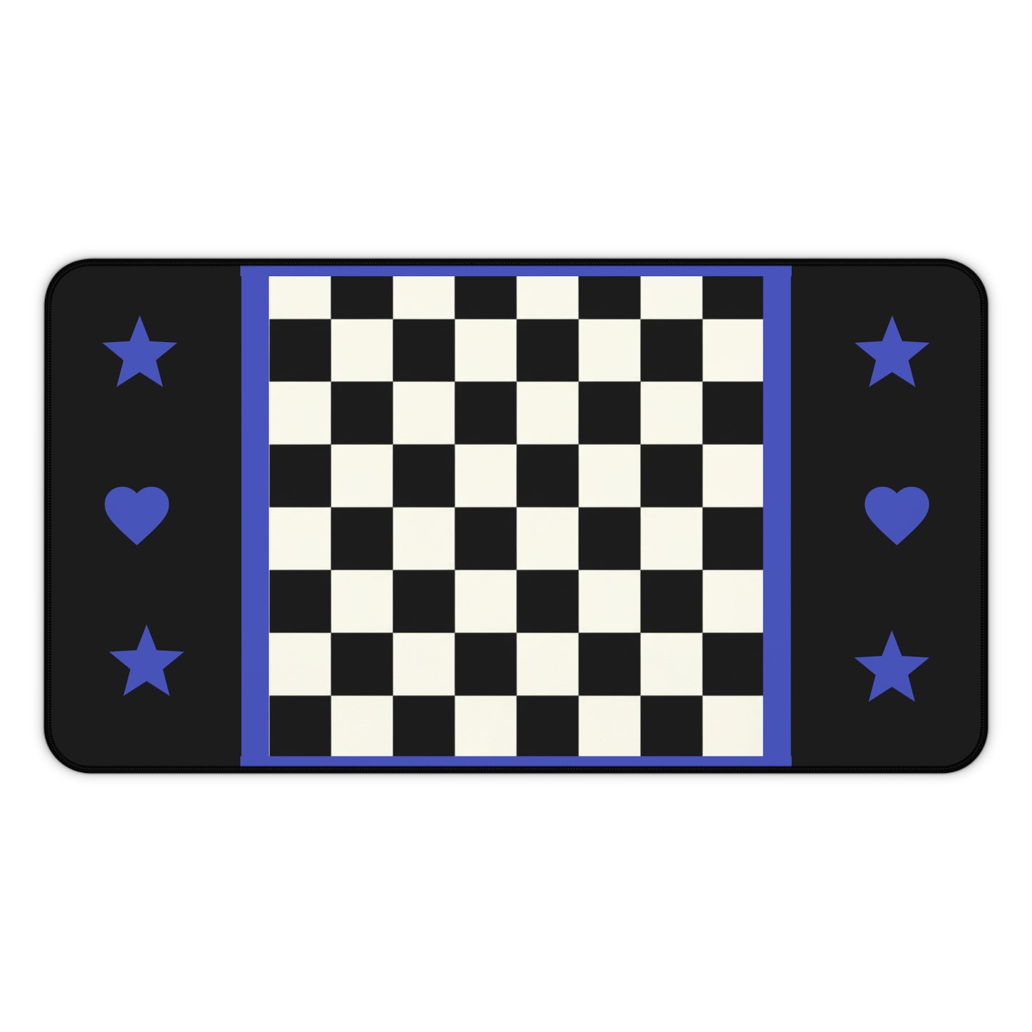 Chessboard/Deskmat/Mouse Pad Blue Trim 3 size options