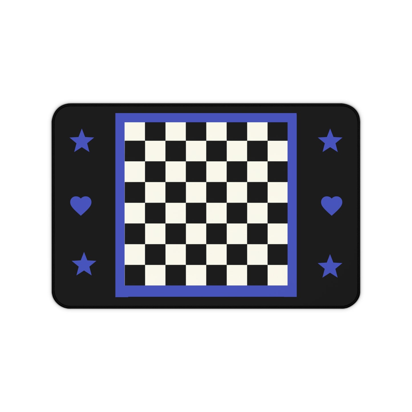 Chessboard/Deskmat/Mouse Pad Blue Trim 3 size options