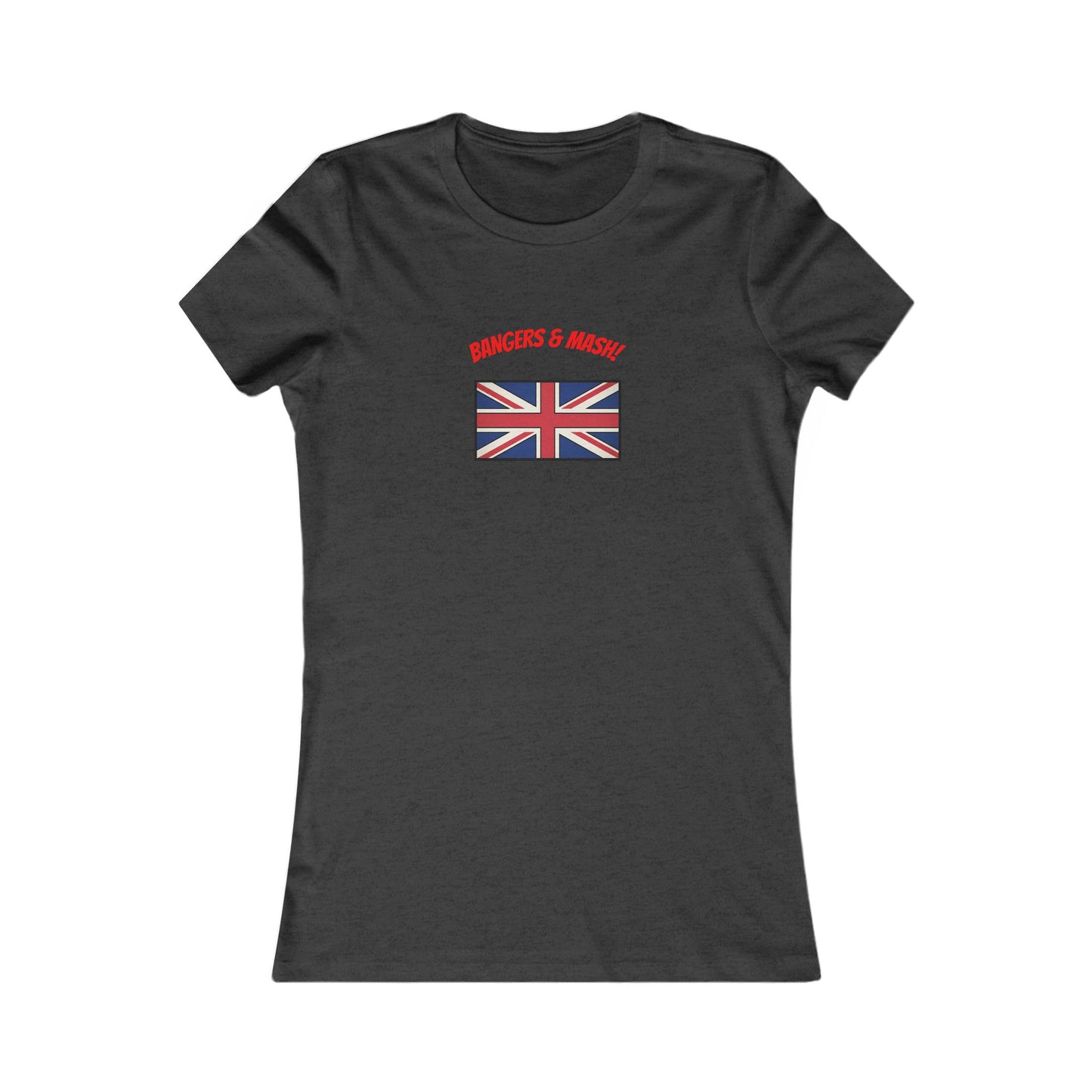 Women’s Tee – "Bangers & Mash" Union Jack Graphic