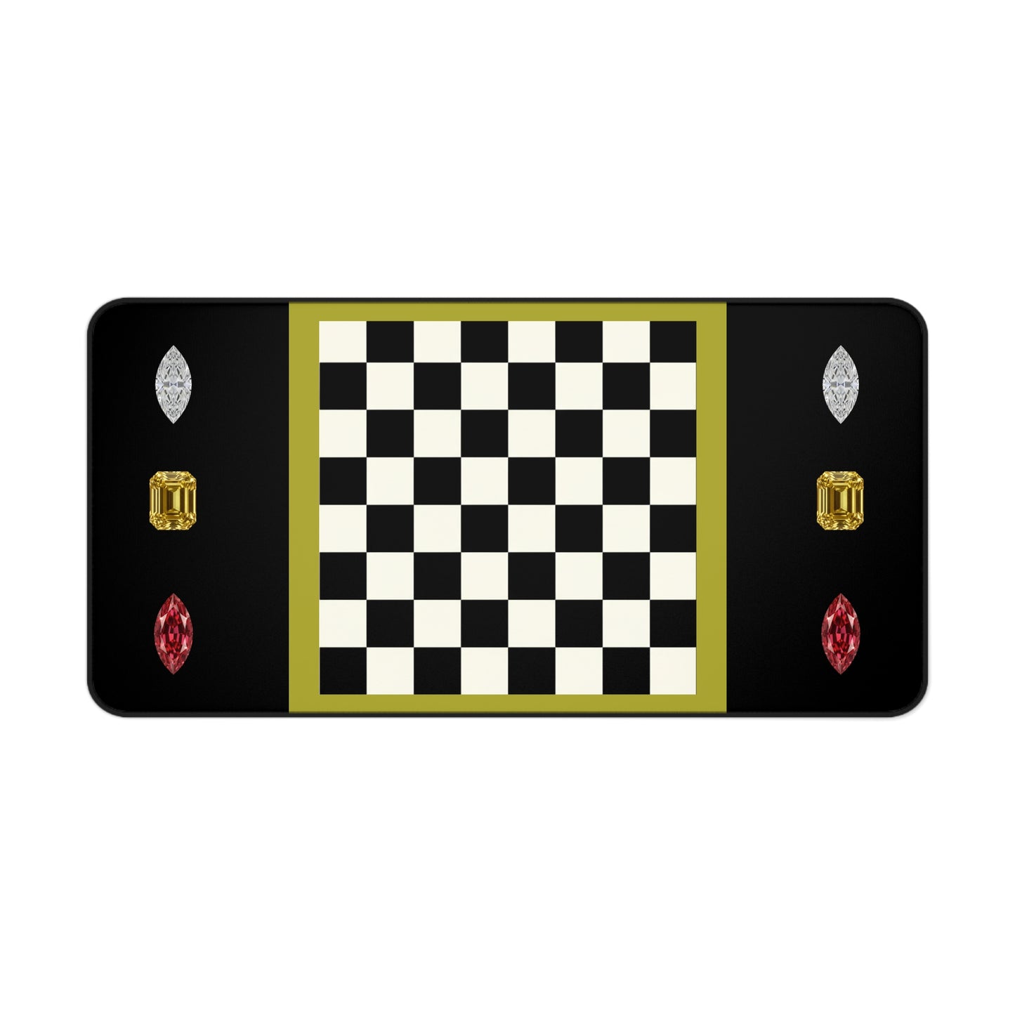Jewels and Chess board/Deskmat/Mouse Pad 3 size options