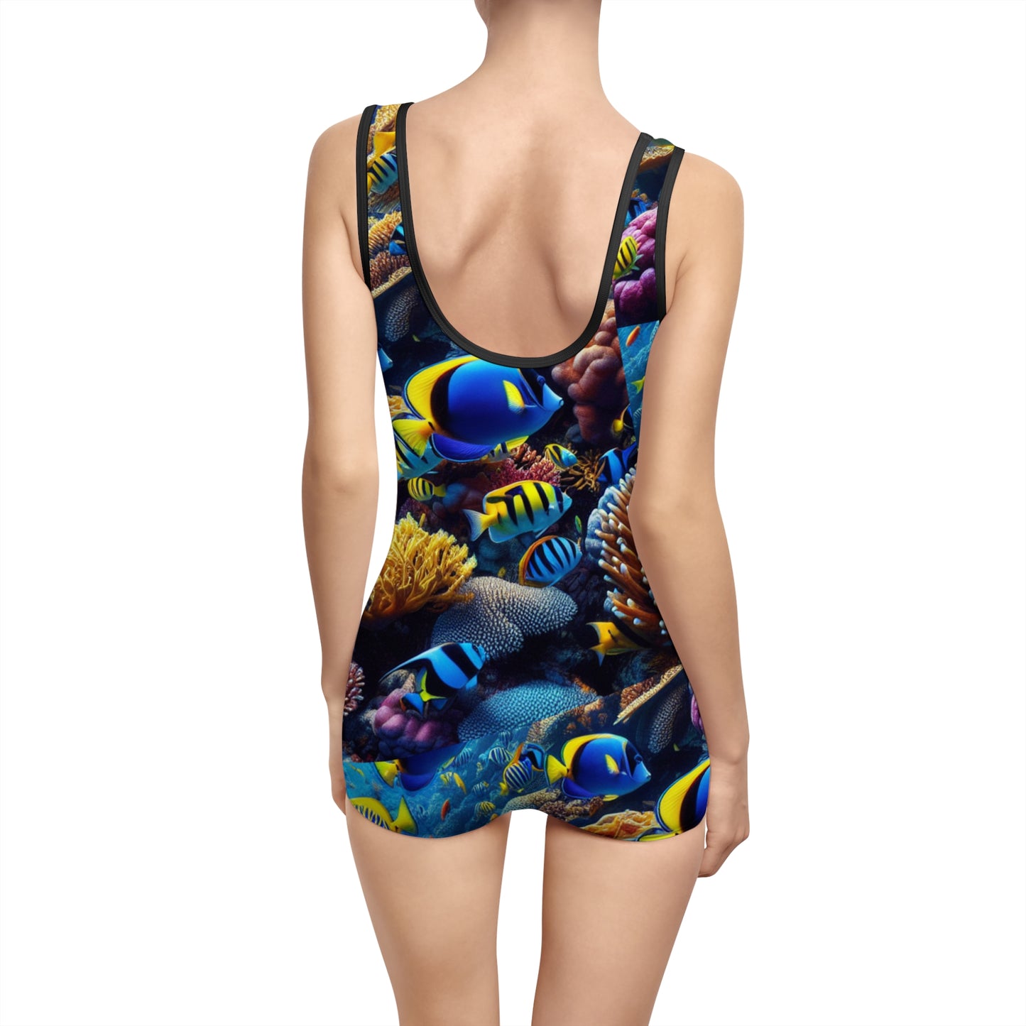 Sea life Under Water World Women's Vintage Swimsuit