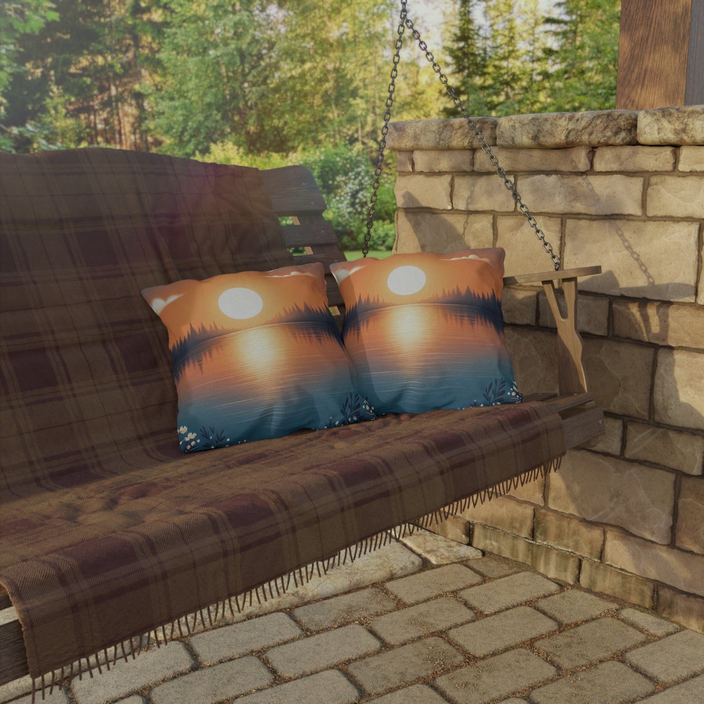 Sunset Serenity Outdoor Pillow