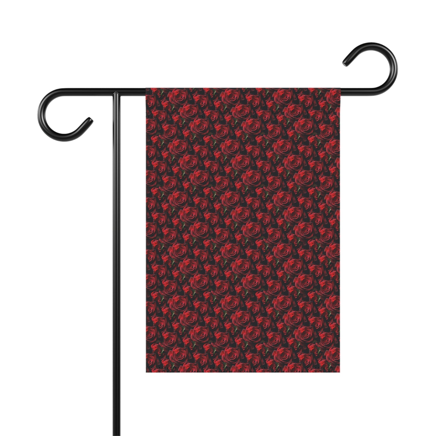 Elegant Floral Garden Banner - Vibrant Red Roses Design