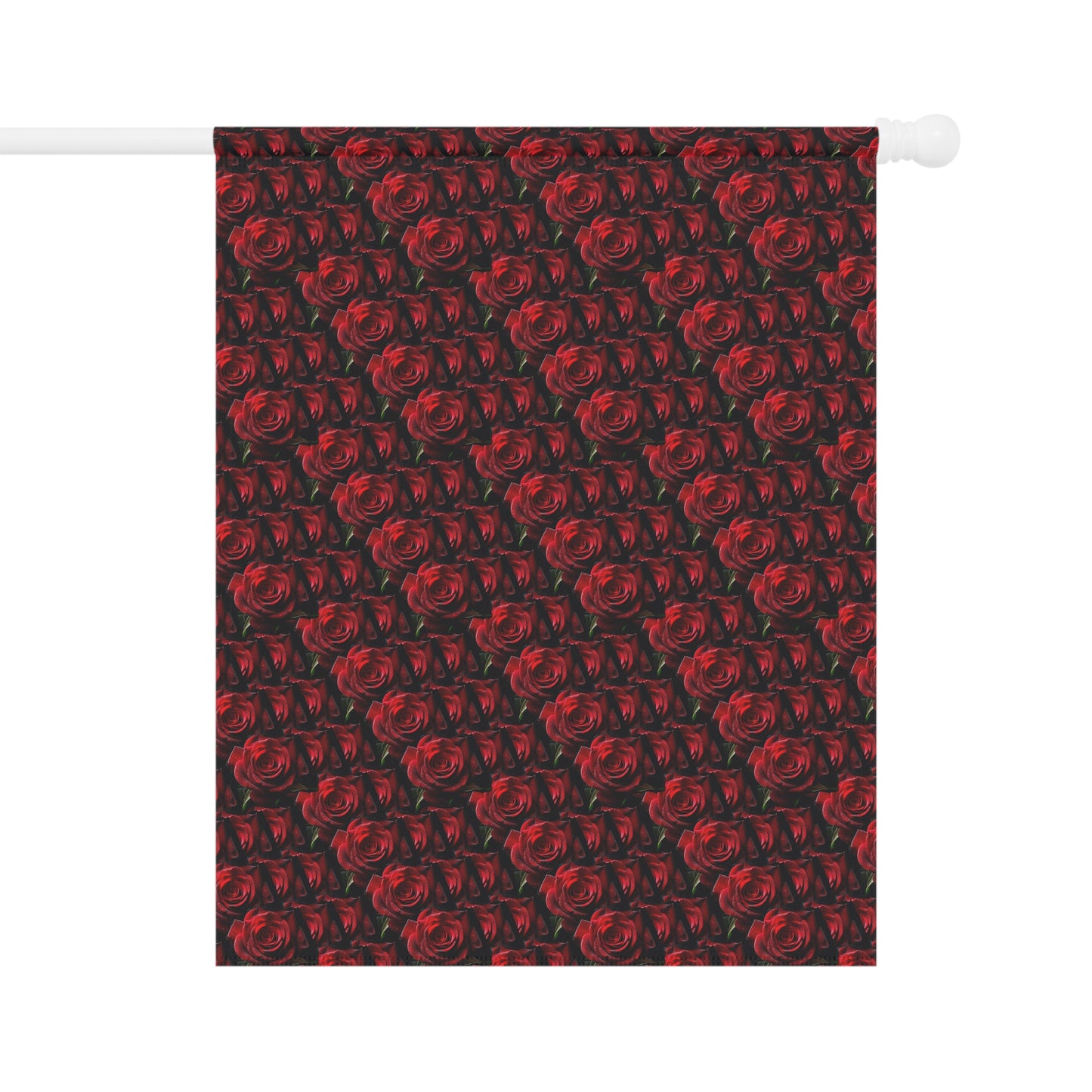 Elegant Floral Garden Banner - Vibrant Red Roses Design