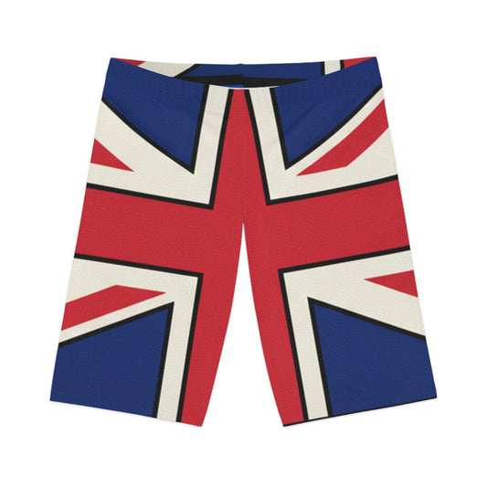 Union Jack Women's Bike Shorts – UK Flag Printed AOP Cycling Shorts