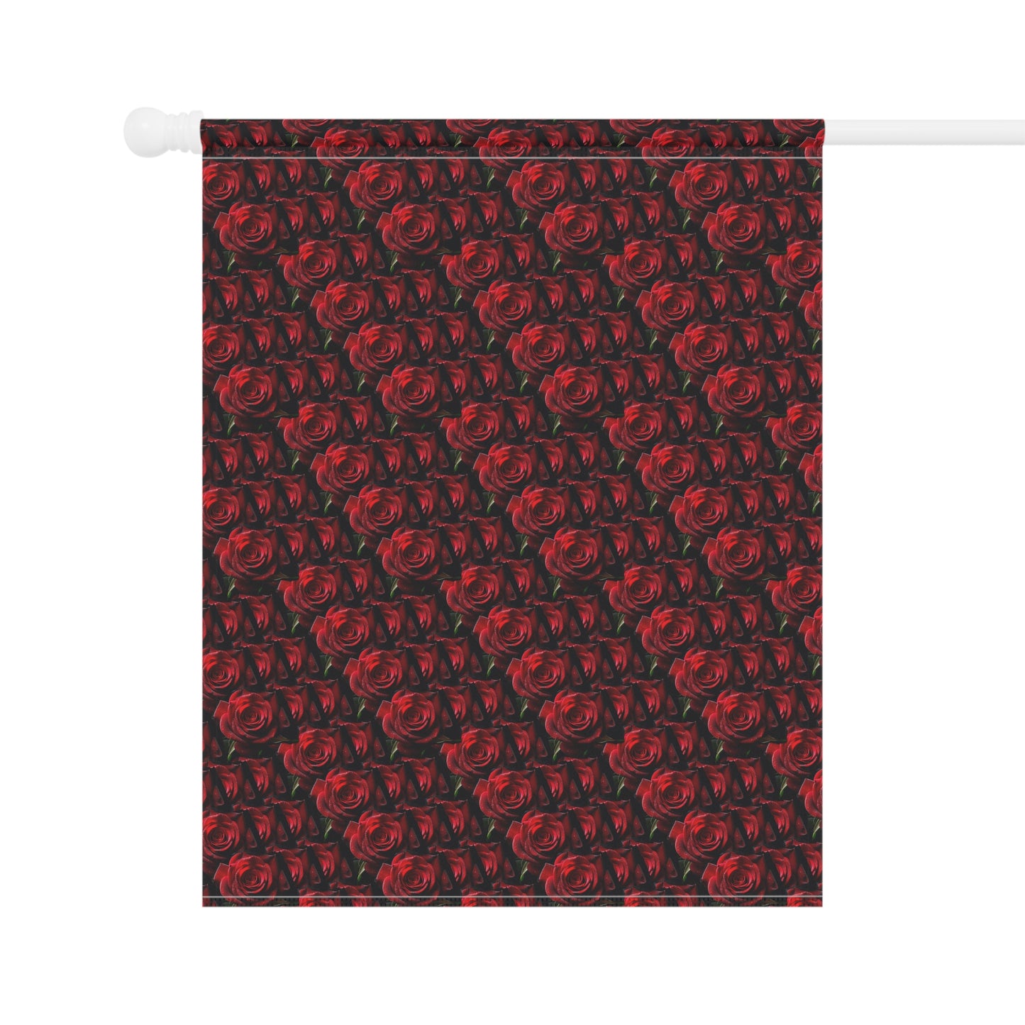 Elegant Floral Garden Banner - Vibrant Red Roses Design