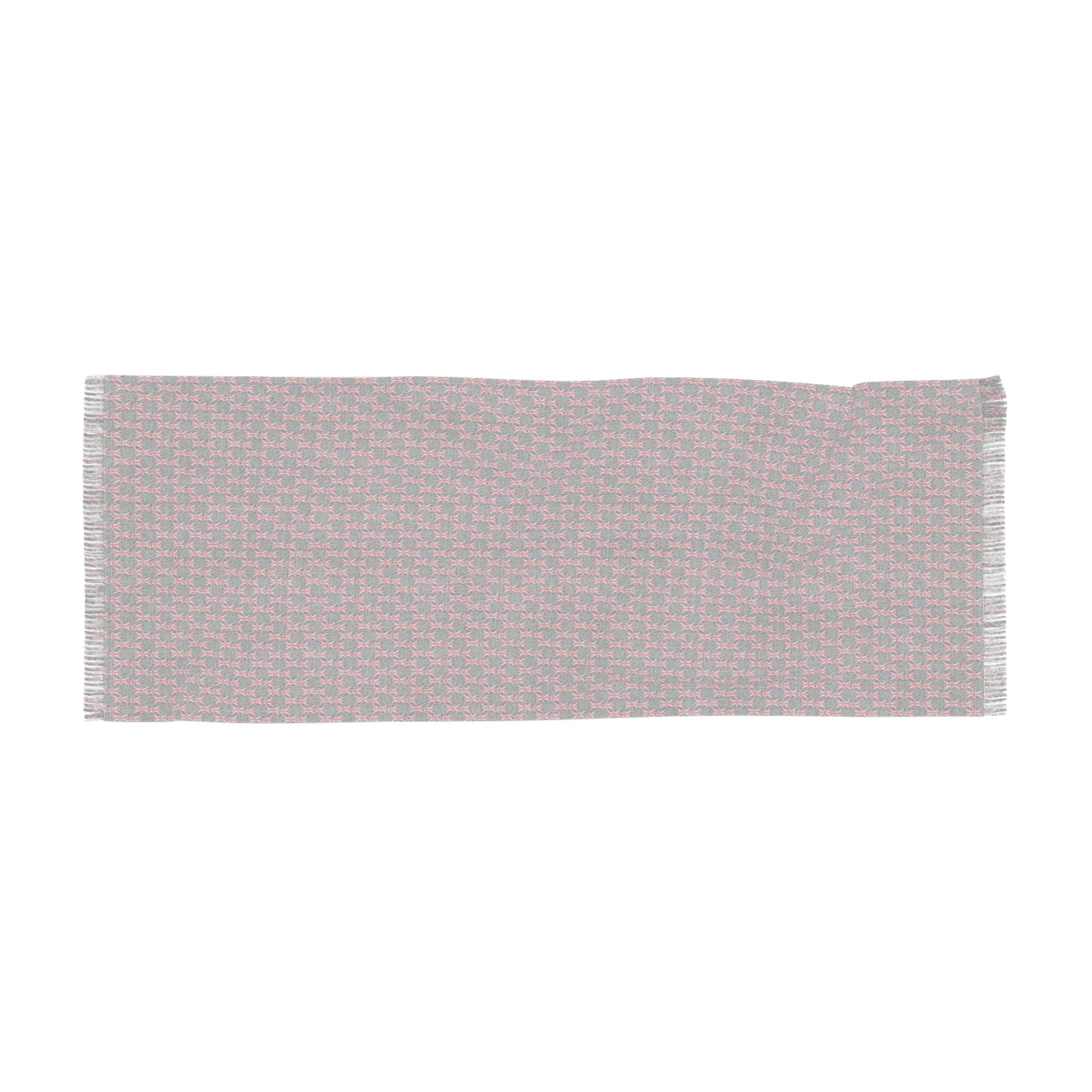 Union Jack Patterned Scarf Dark Gray