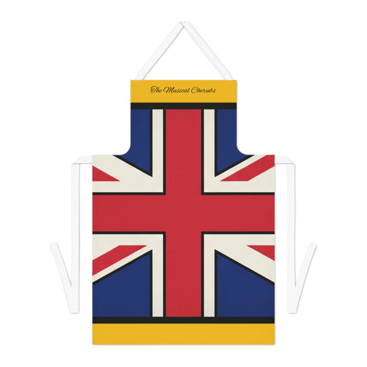 Personalization Available on Union Jack Apron — British Flag Kitchen Apron for BBQs, Cooking & Gifts